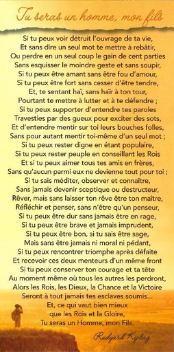 [CRT-31CT021] Carte texte 10.5x21cm + enveloppe - Tu seras un homme