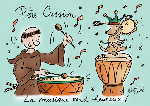 [CRT-31MOCS003] Carte 'Moineaux' - 10,5x15cm - Père Cussion ...