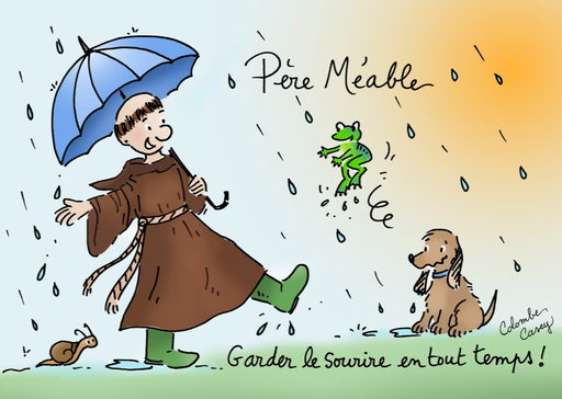 [CRT-31MOCS004] Carte 'Moineaux' - 10,5x15cm - Père Méable ...