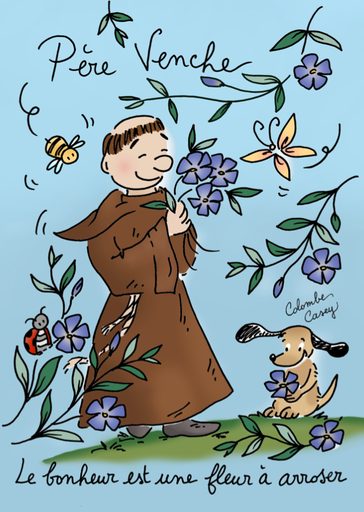 [CRT-31MOCS014] Carte 'Moineaux' - 10,5x15cm - Père Venche ...