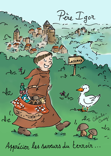 [CRT-31MOCS022] Carte simple 'Moinezux' - 10,5x15cm - Père Igord