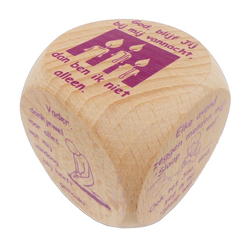 [DBL-01AVOND] Dobbelsteen - Avondgebedjes  - Nederlands/lila