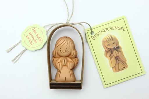 [ENG-018995NL] Schutsengel terracotta/Nederlands - boogje