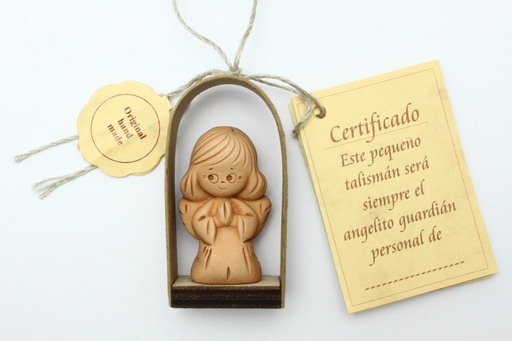 [ENG-018995SP] Angelot terre cuite/arche - Espagnol