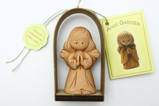 [ENG-01TC107FR] Big standing angel in bow - French/TW-2