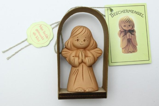 [ENG-01TC107NL] Schutzengel stehedn gross TC  Holländischem Tekst - H=8,5cm