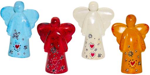 [ENG-17M044] Ange gardien en pierre - 6-7cm/assorti