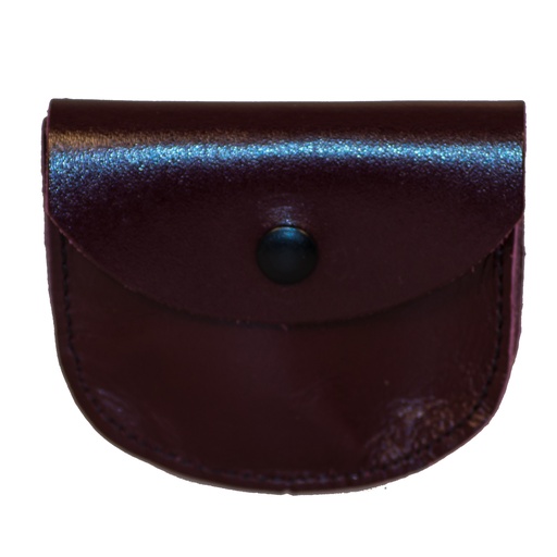 [ETU-43RZKM1BOR] Rozenkranszakje - leder/bordeaux (80x70mm)