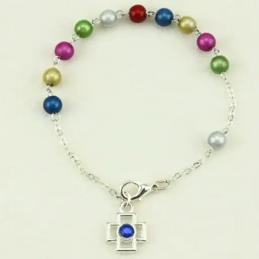 [ARM-09M01] Armband met Verschloss - Viele Farbig (Ø6mm)