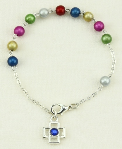 [ARM-09M01] Armband met Verschloss - Viele Farbig (Ø6mm)