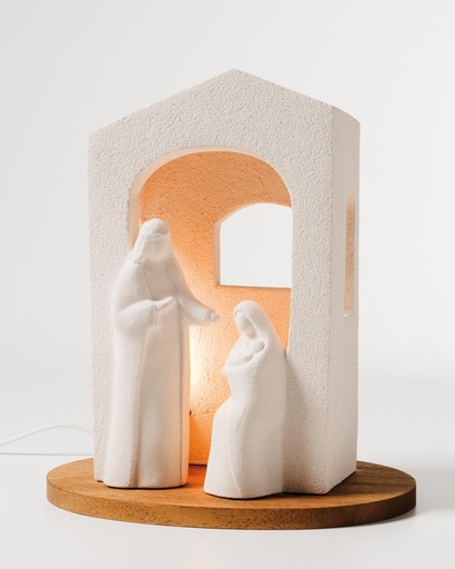 [GIR-82AVL 1] LAMPE ARGILE REFRACTAIRE 25,5CM