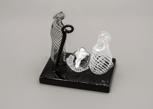 [GIR-82MC 2] MURANO CRECHE  5.5*7.5CM