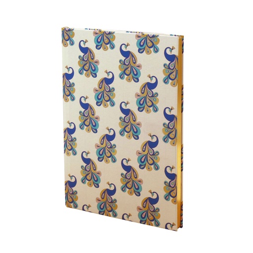 [GIR-82RO NBB 166] CAHIER RIGIDE TRANCHE DOREE 15*21 CM