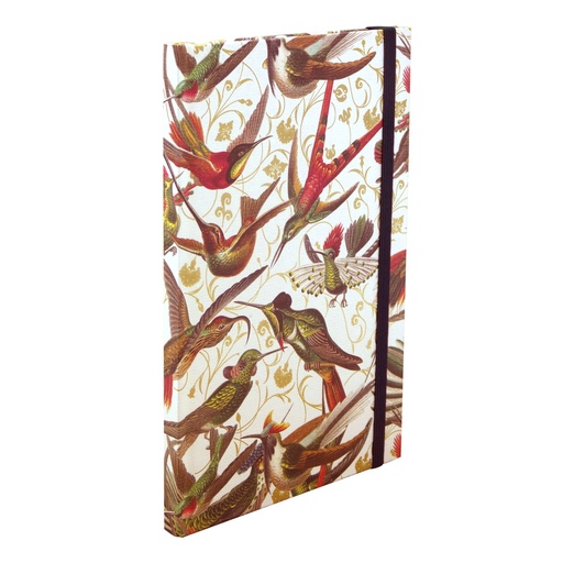 [GIR-82RO NBB 187] CAHIER RIGIDE TRANCHE DOREE 15*21 CM