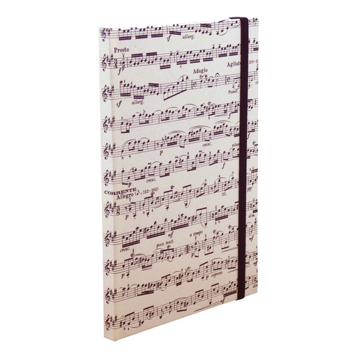 [GIR-82RO NBB V20] CAHIER RIGIDE ELASTIQUE 15*21 CM