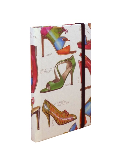 [GIR-82RO NBE 085] CAHIER RIGIDE AVEC ELASTIQUE 10,5*15 CM