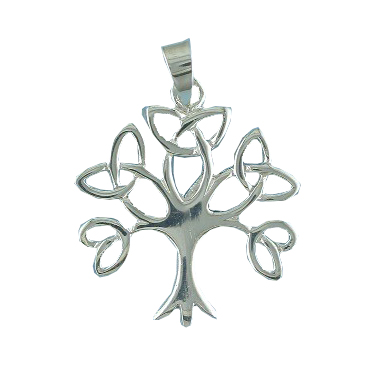[HKZ-48M3141] Pendentif Arbre de Vie - Argent 925‰ rhodié (19x19mm)