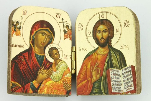 [IKO-12TWLKLGD] Dyptique dore (45x80mm)