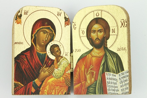 [IKO-12TWLMDGD] Dyptique doré (70x100mm)