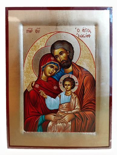[IKO-13B2FAM] B2      ENGRAVED LITHOGRAPHY ICON (14x18,5) - 326 Holy Fami