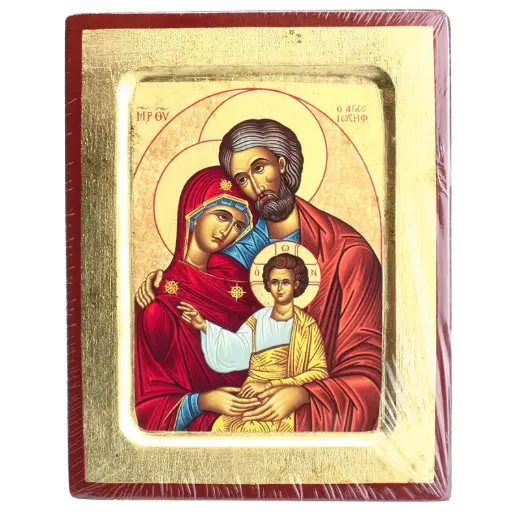 [IKO-13D2FAM] D2     ENGRAVED SERIEGRAPHY ICON (13x17) - 326 Holy Family