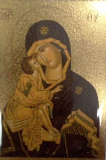 [IKO-35L1VLA] Papierdruck - Madonna Vladimir - 6x9cm