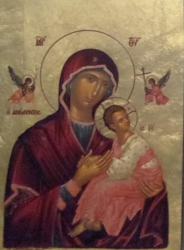 [IKO-35S2ADB] Ikoon zeefdruk/slagmetaal - A.D.Bijstand (105x145mm)