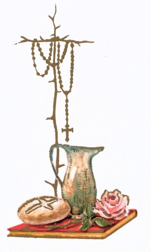 [IMG-29C17] Image communion 7x12cm - nø17