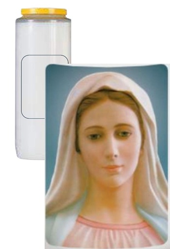 [KAA-20NVWTMDJ] Bougie neuvaine Vierge de Medjugorje