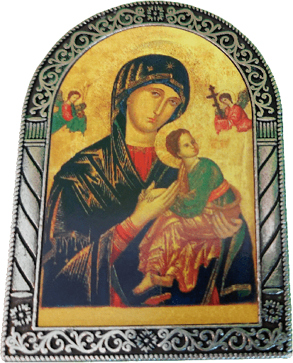 [KAD-35MT35GADB] Cadre Perpétuel Secours - métal (90x65mm)