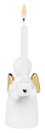 [KAN-95ENG798] Guardian angels candle gold Height 5,5cm dia 2,5cm