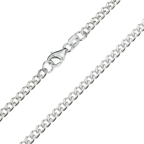 [KET-11ZB5060] Chaîne gourmette - argent 925 (60cm)