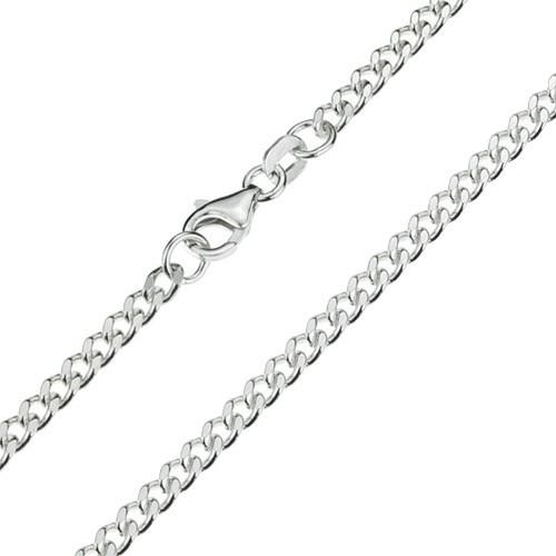 [KET-11ZB6070] Chaîne gourmette - argent 925 (70cm)