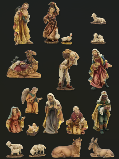 [KGR-47K140] Nativity Figures - Group 11cm 