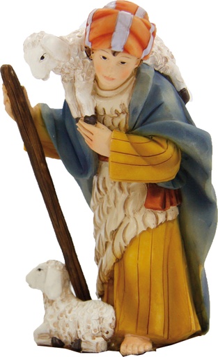 [KGR-47K182-59] Shepherd With Sheep - Group 9cm 