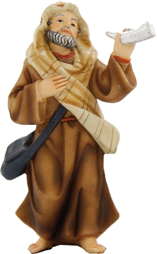 [KGR-47K182-61] Wanderer mit Horn - Gruppe 9cm 