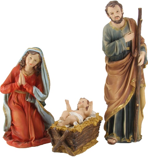 [KGR-47K272FAM] H.Familie 4-teilig - polystone/gefärbt - H 60cm
