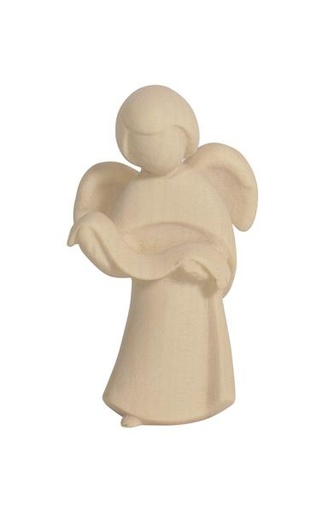 [KGR-57GLELE10N] Ange 'gloria' 'LE-collection' - bois sculpté/natur - H 10cm