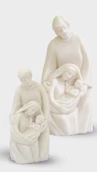 [KGR-72FAM7] Statue Ste Famille - résine/blanche - 7cm