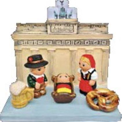 [KGR-85BER] Crèche du monde - 'Berlin' - 7x9cm