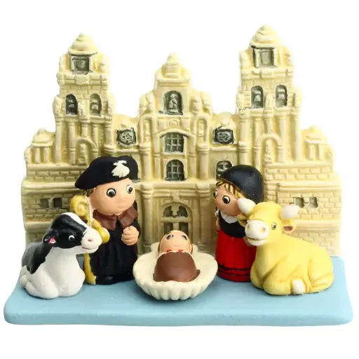 [KGR-85COM] Kerstgroep "Compostella" - 7x9cm