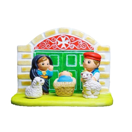 [KGR-85MAL] Kerstgroep "Malta" - 7x9cm