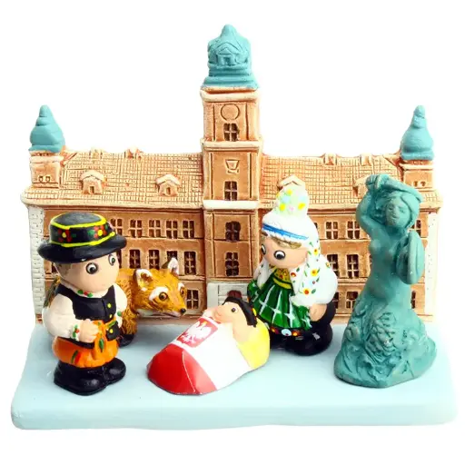 [KGR-85POL] Kerstgroep "Polen" - 7x9cm