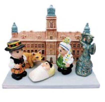 [KGR-85POL] Kerstgroep "Polen" - 7x9cm