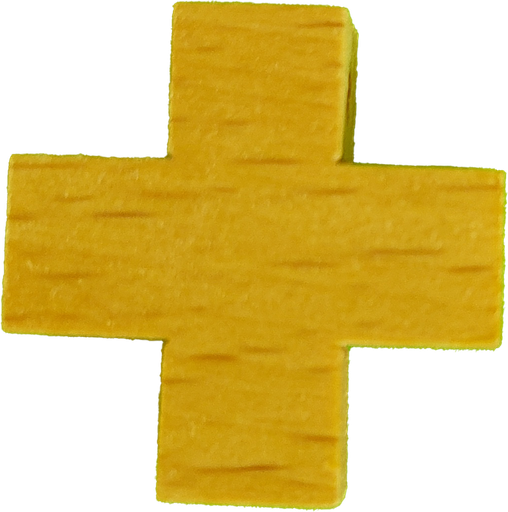 [KOK-31N7] Vormselkruisje op koord (22x22mm)