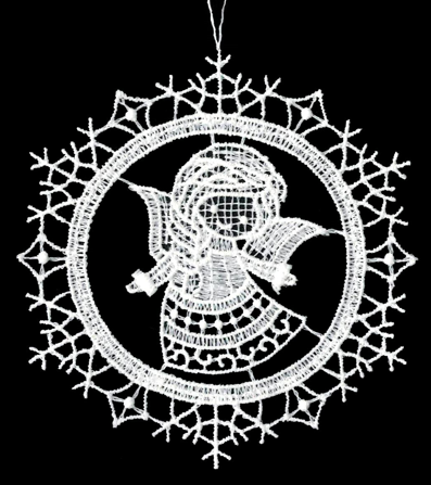 [KST-02M11] Kersthanger kant - Engel - 9cm