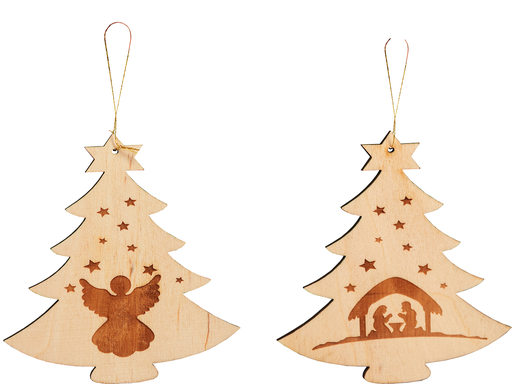 [KST-77DN5702CD] Decoration - Angel/Family - 6x5,5cm