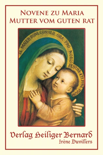 [LIV-20DTGUTRAT] Livret Novene zu Maria, Mutter vom Guten Rat