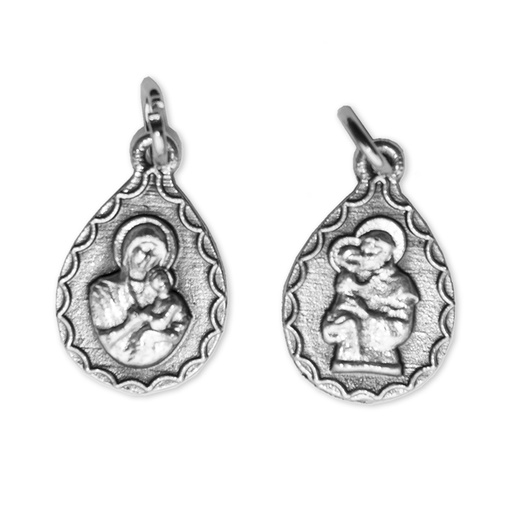 [MED-35ADB49] Medal Perpetual Help/H. Anthony - metal (14x20mm)