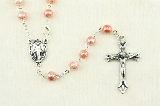 [RZK-35GL825] Rozenkrans Glas - assorti  (⌀6mm)